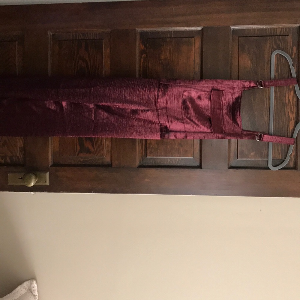 Red overalls!! With pockets!